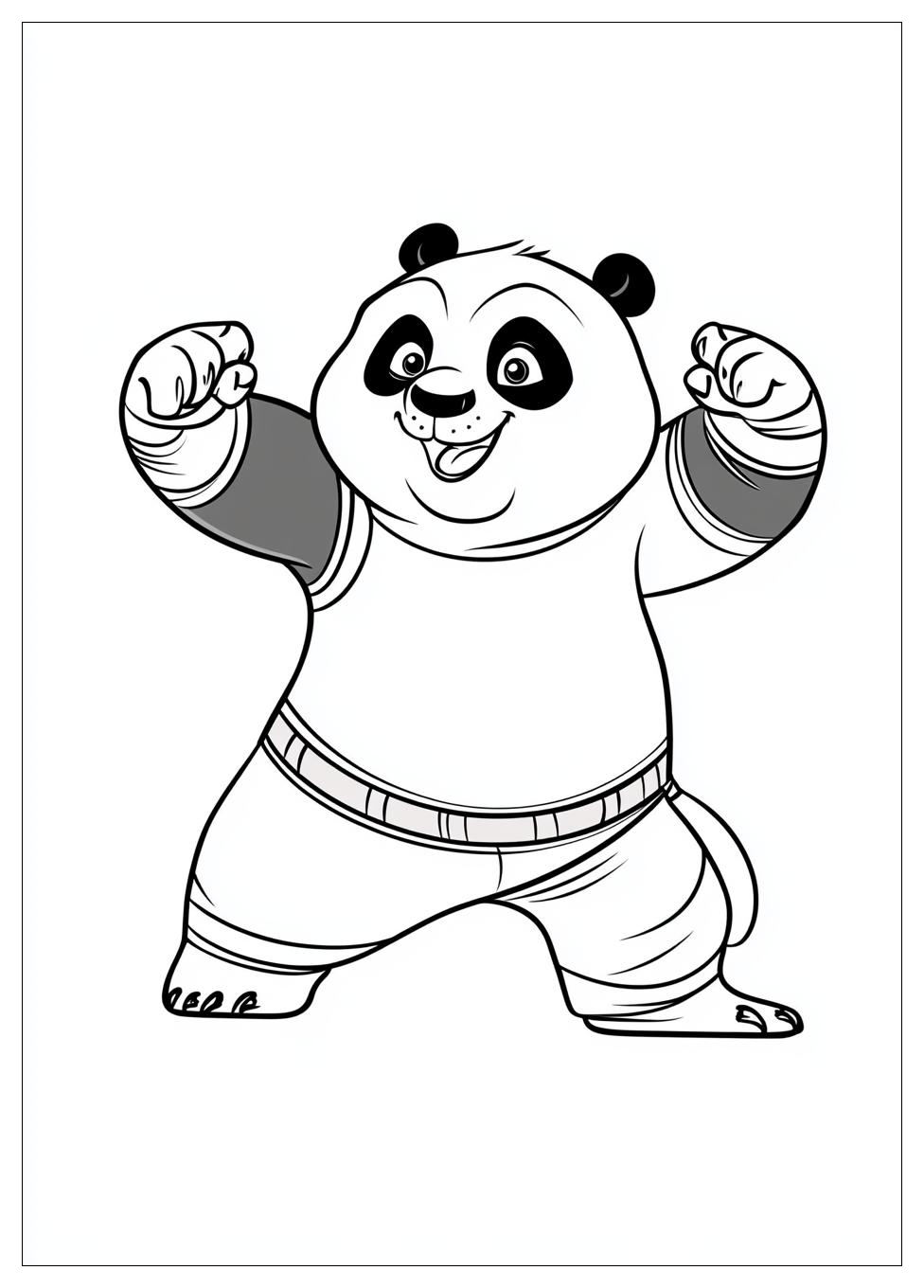 Disegni Kung Fu Panda Da Colorare 19