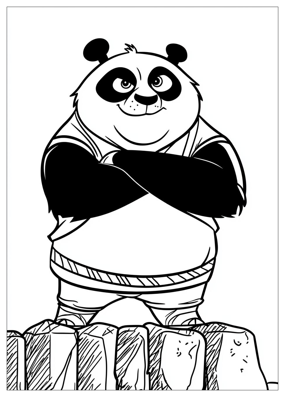 Disegni Kung Fu Panda Da Colorare 2