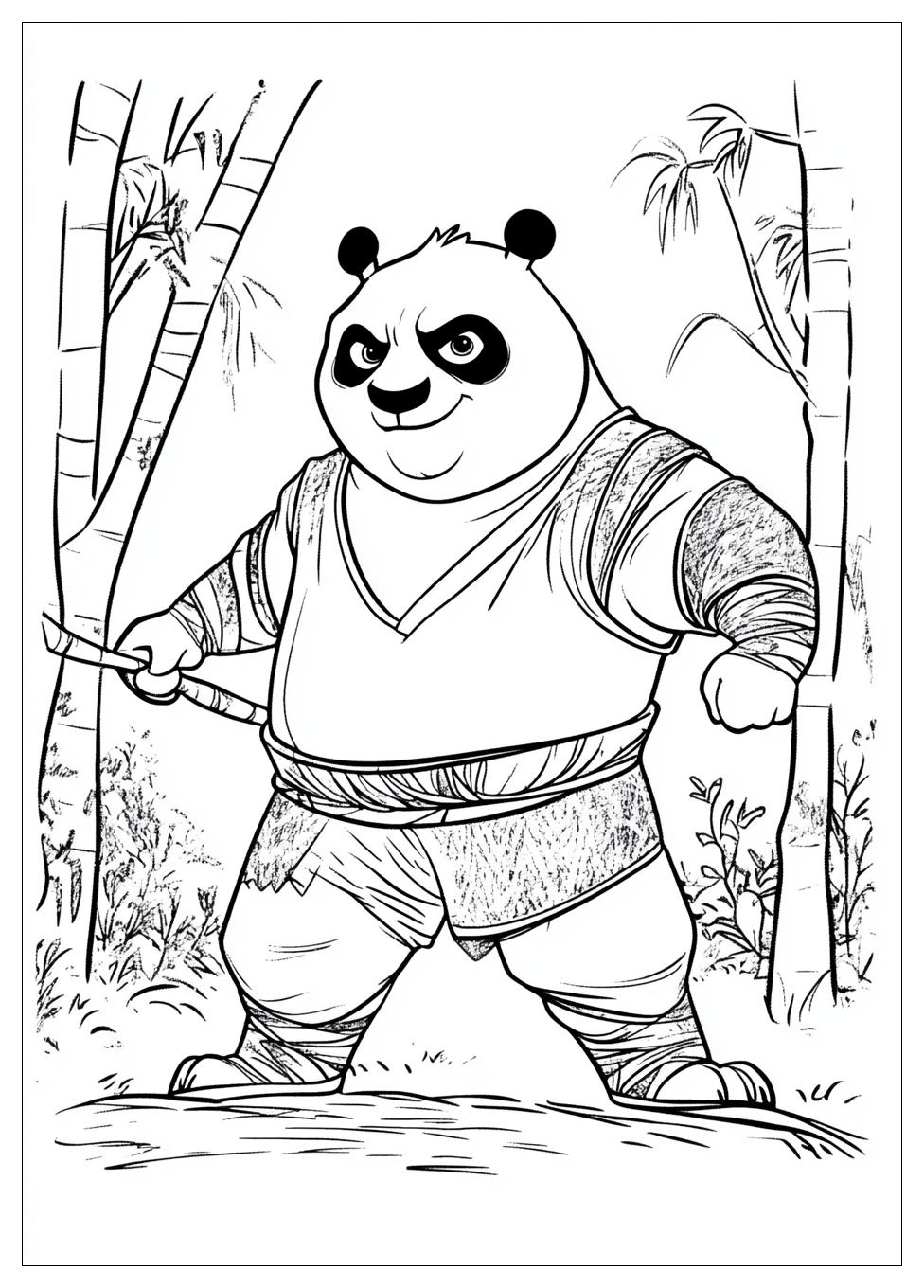 Disegni Kung Fu Panda Da Colorare 24