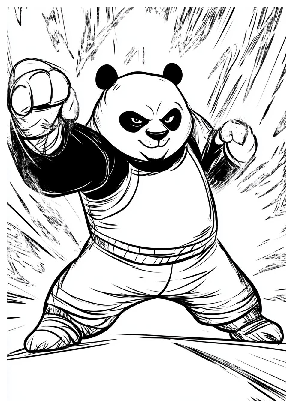 Disegni Kung Fu Panda Da Colorare 3