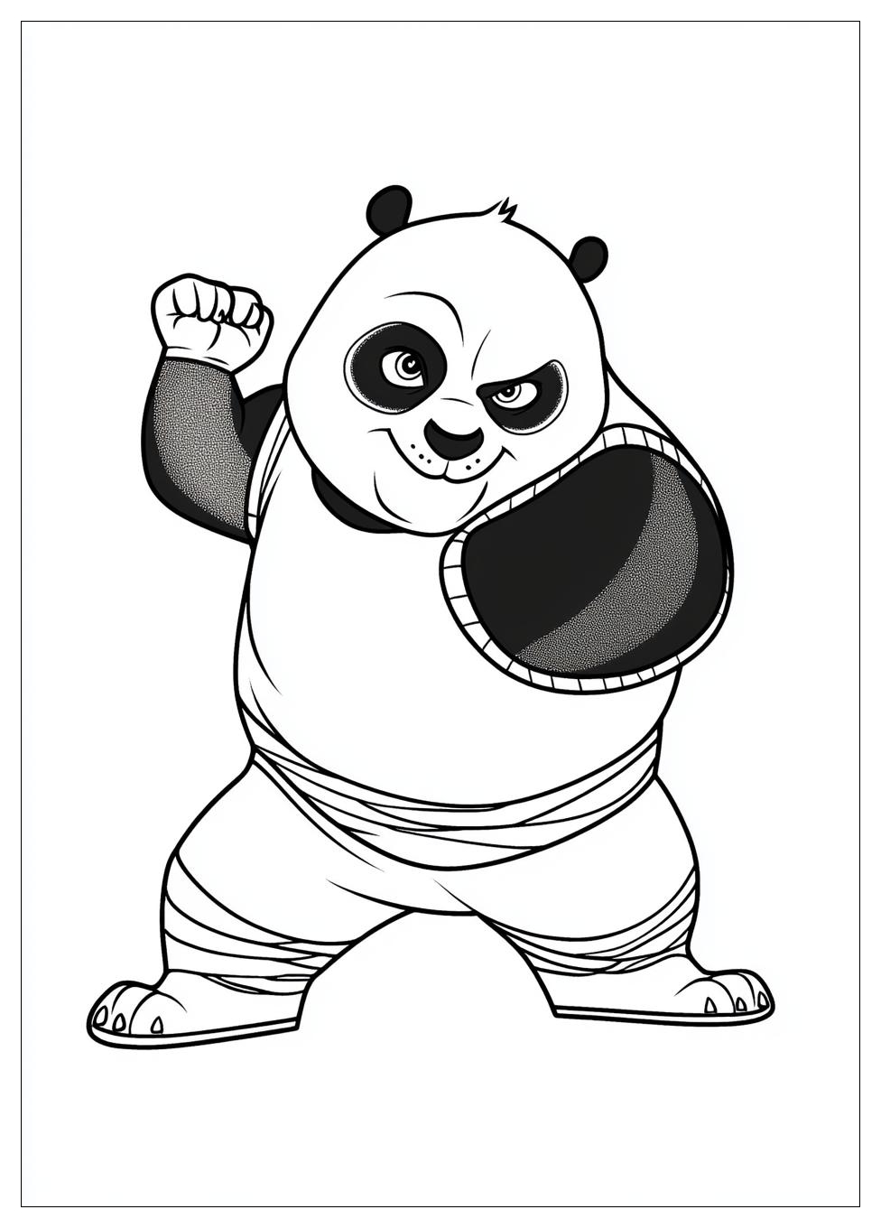 Disegni Kung Fu Panda Da Colorare 5