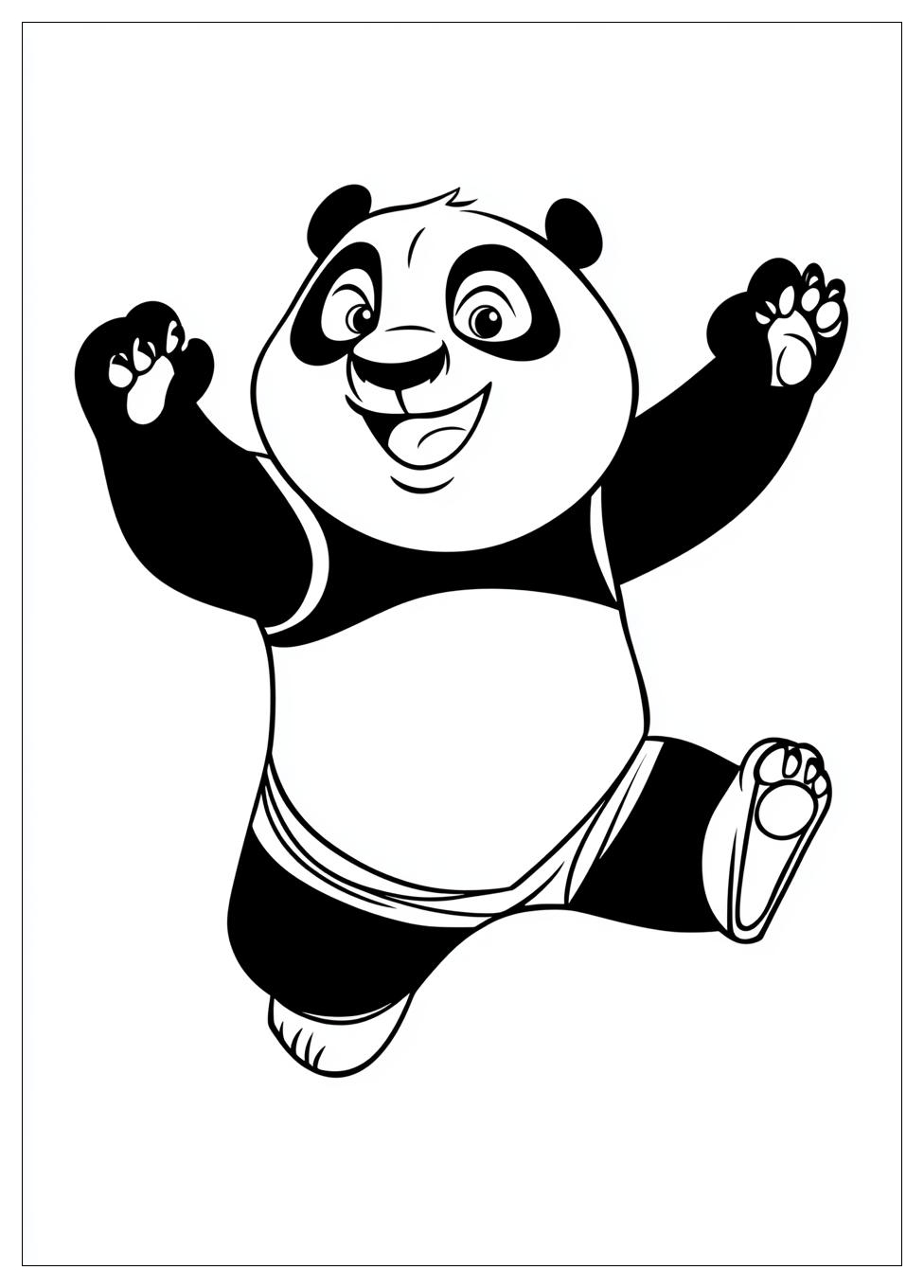 Disegni Kung Fu Panda Da Colorare 6