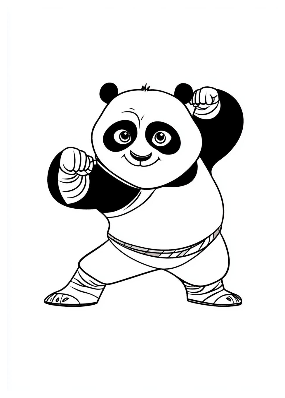 Disegni Kung Fu Panda Da Colorare 8