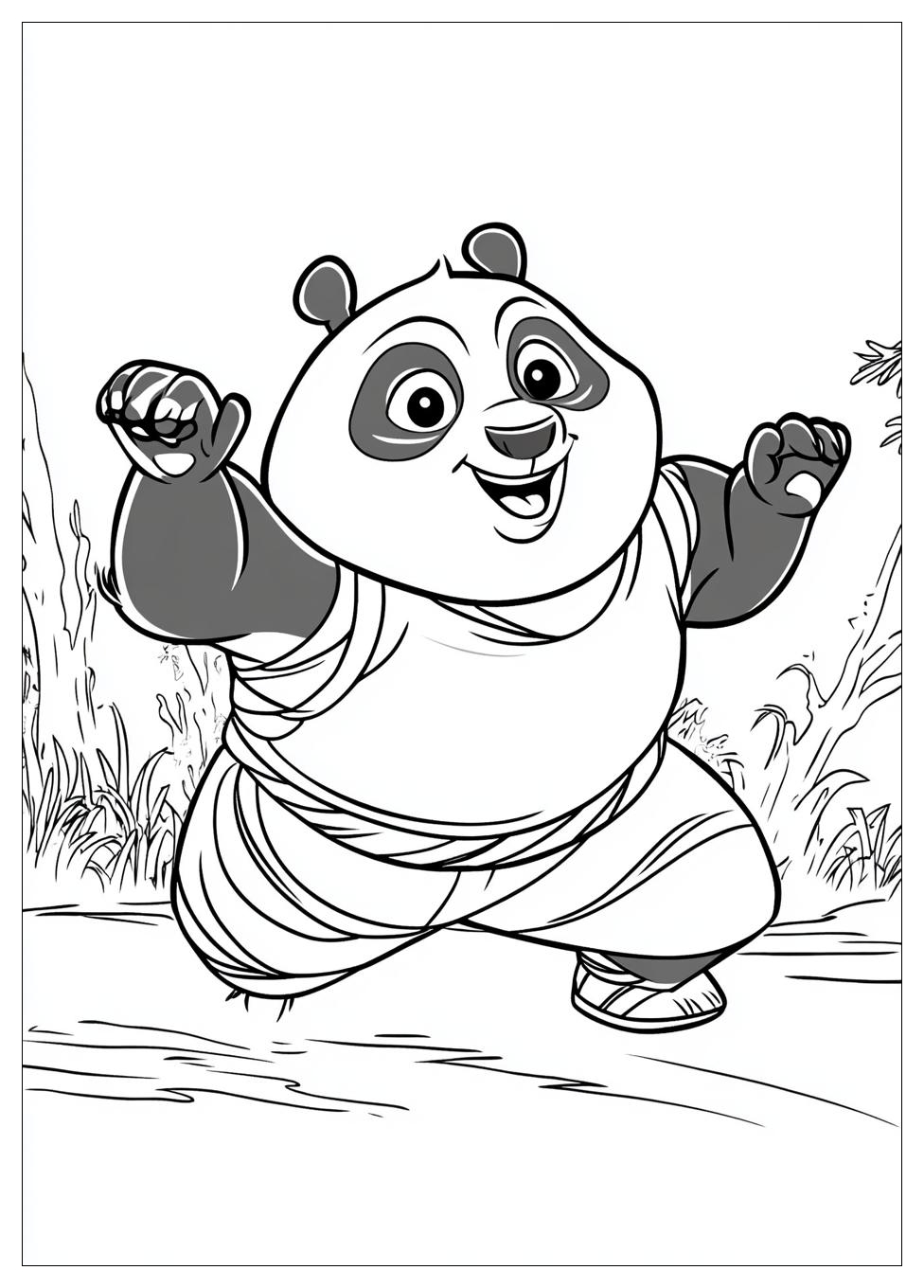 Disegni Kung Fu Panda Da Colorare 9