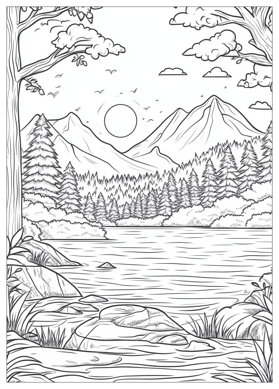 Disegni Lago Da Colorare 11