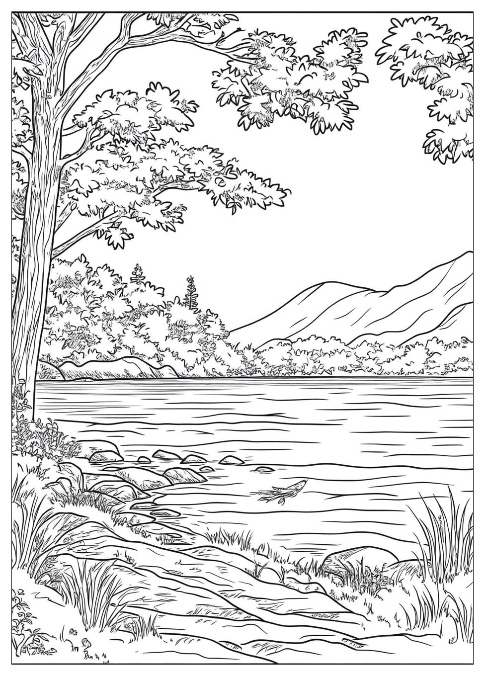 Disegni Lago Da Colorare 21