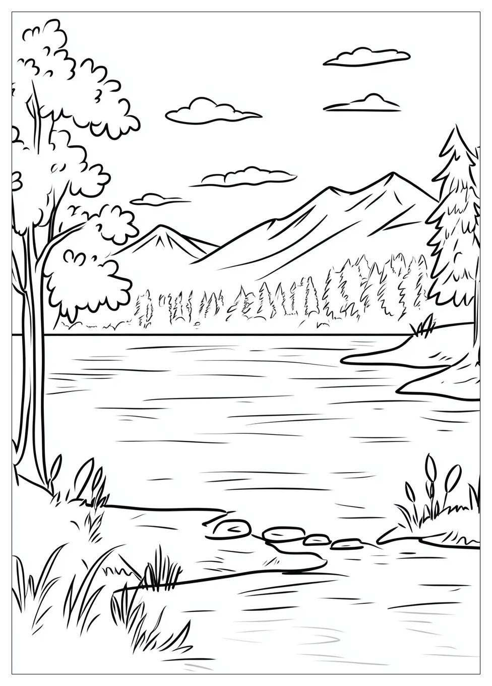 Disegni Lago Da Colorare 5