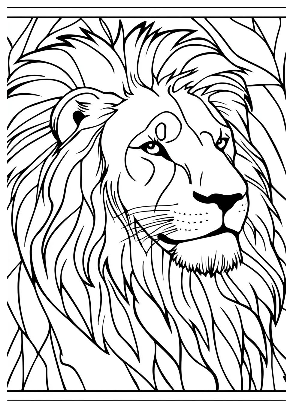 Disegni Leone Da Colorare 9