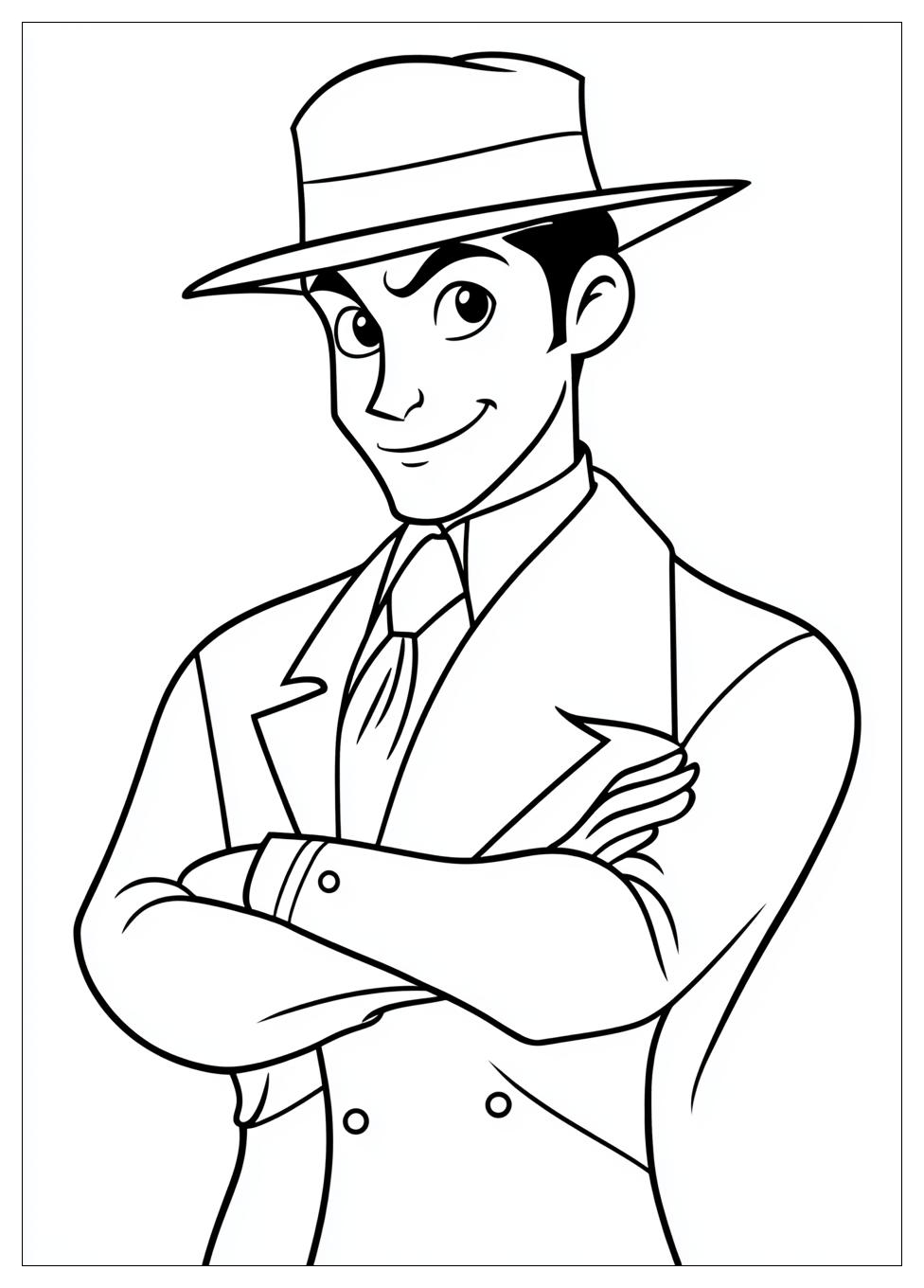 Disegni Lupin Da Colorare 13