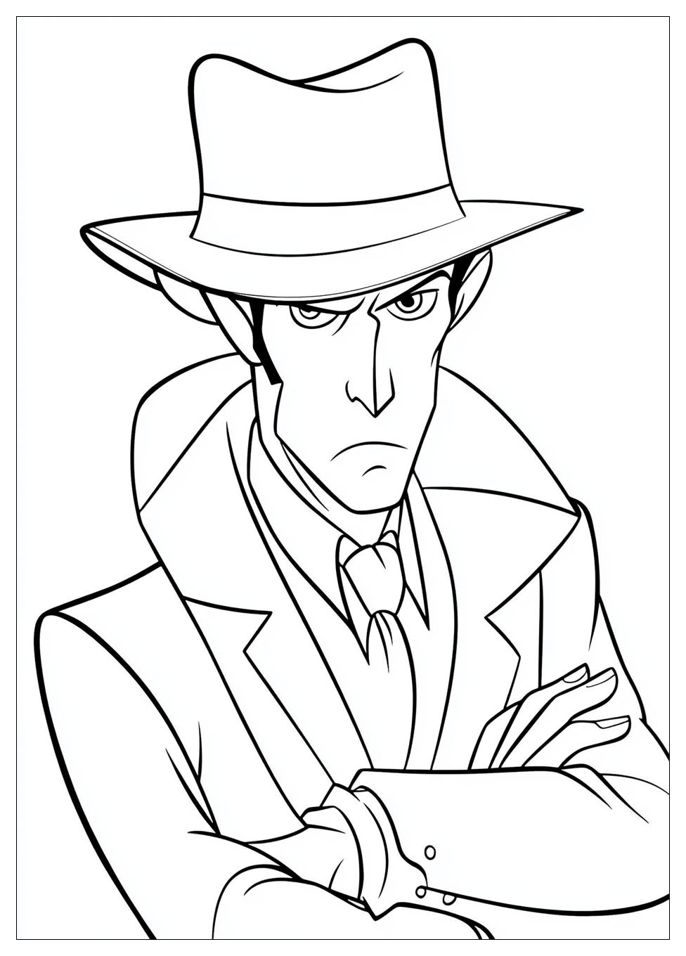 Disegni Lupin Da Colorare 5