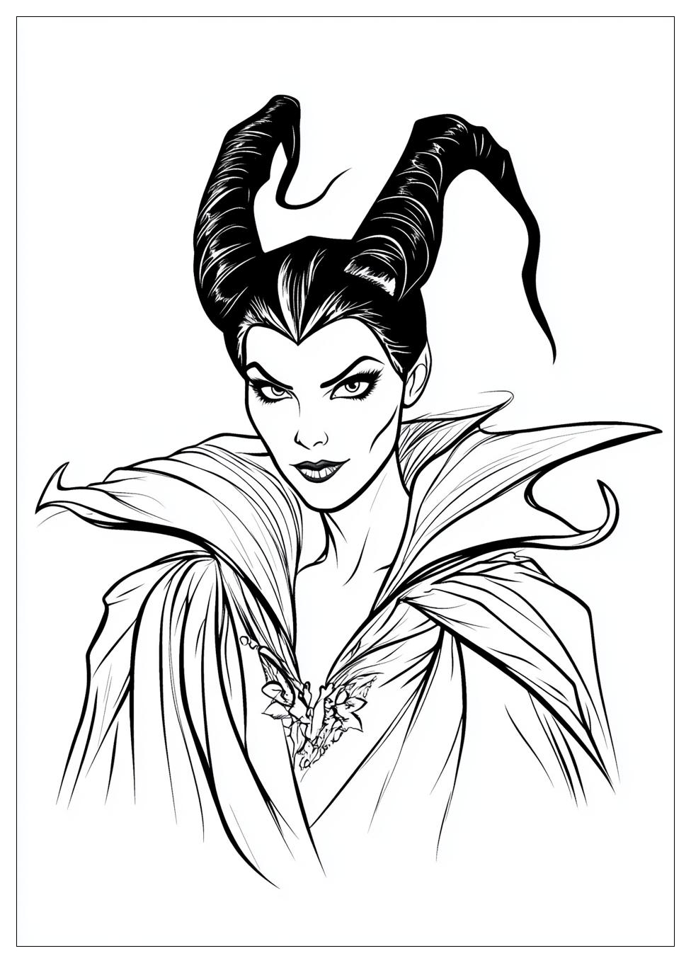 Disegni Malefica Da Colorare 11