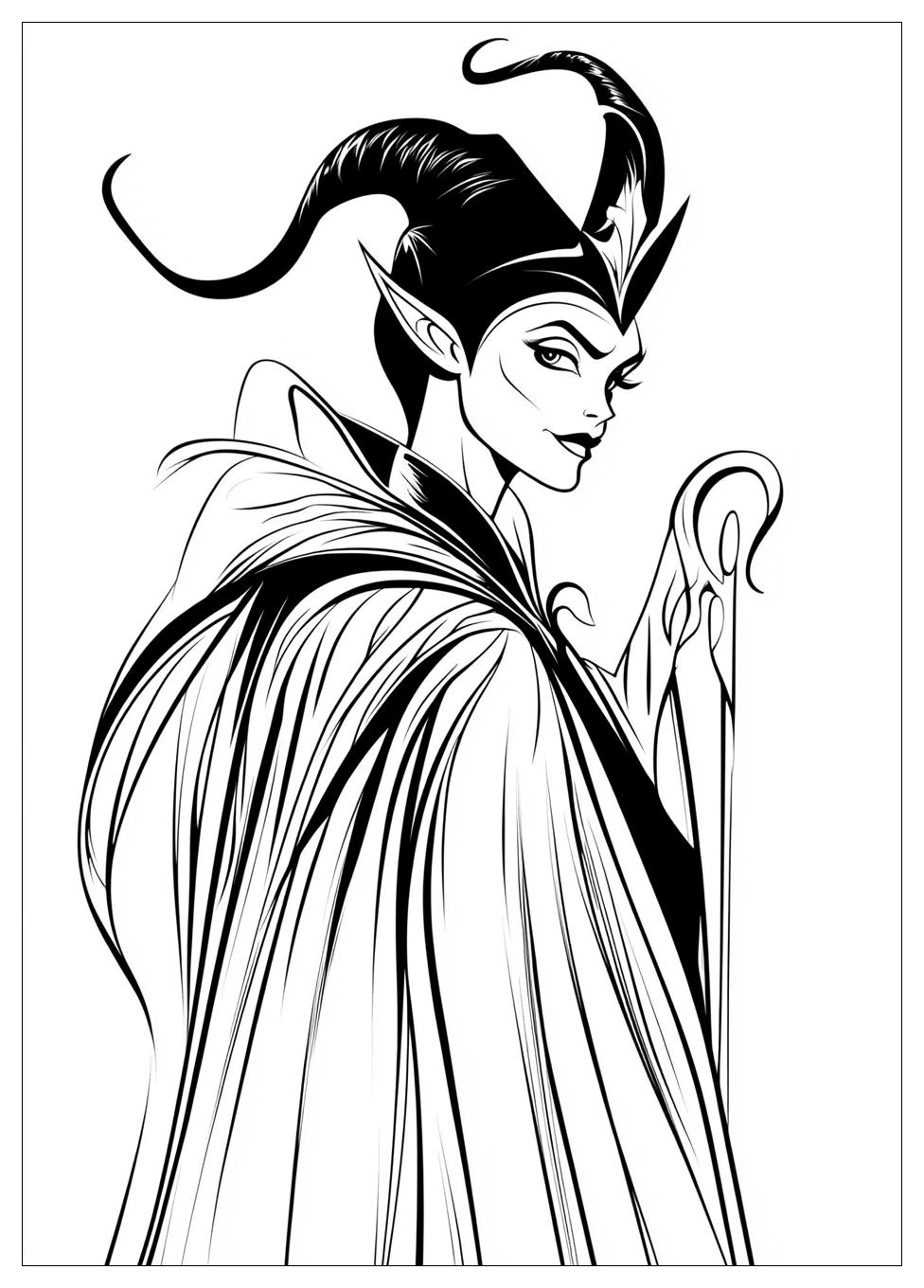 Disegni Malefica Da Colorare 19