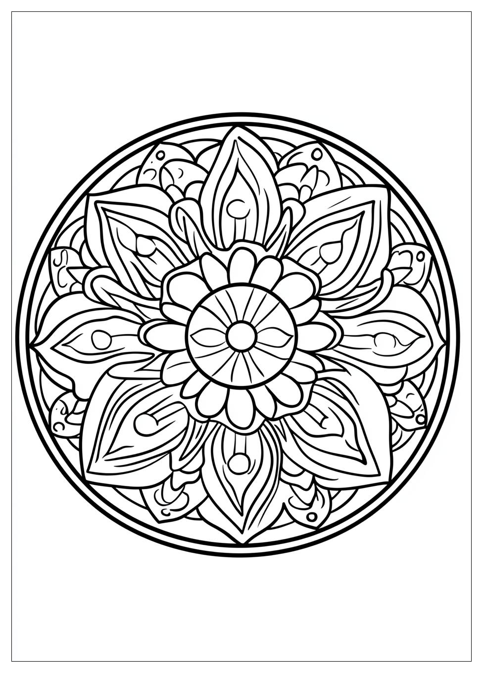 Disegni Mandala Da Colorare 17