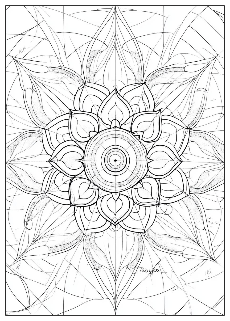 Disegni Mandala Da Colorare 19