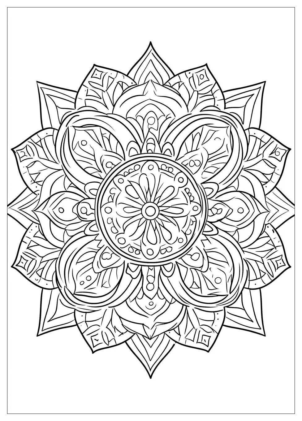 Disegni Mandala Da Colorare 21