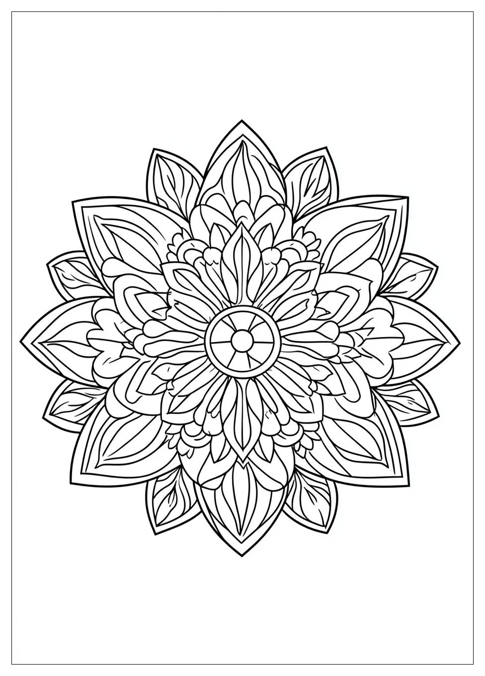 Disegni Mandala Da Colorare 24