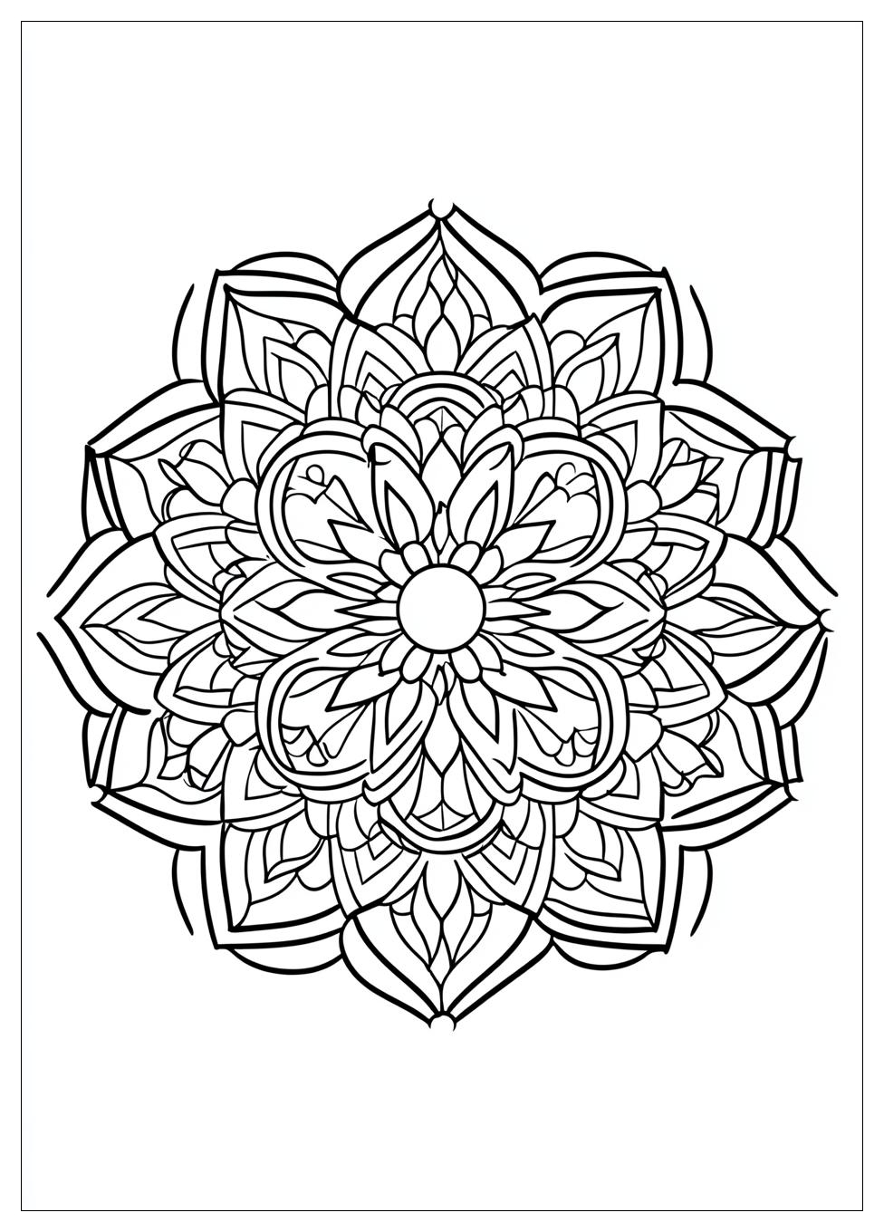 Disegni Mandala Da Colorare 6