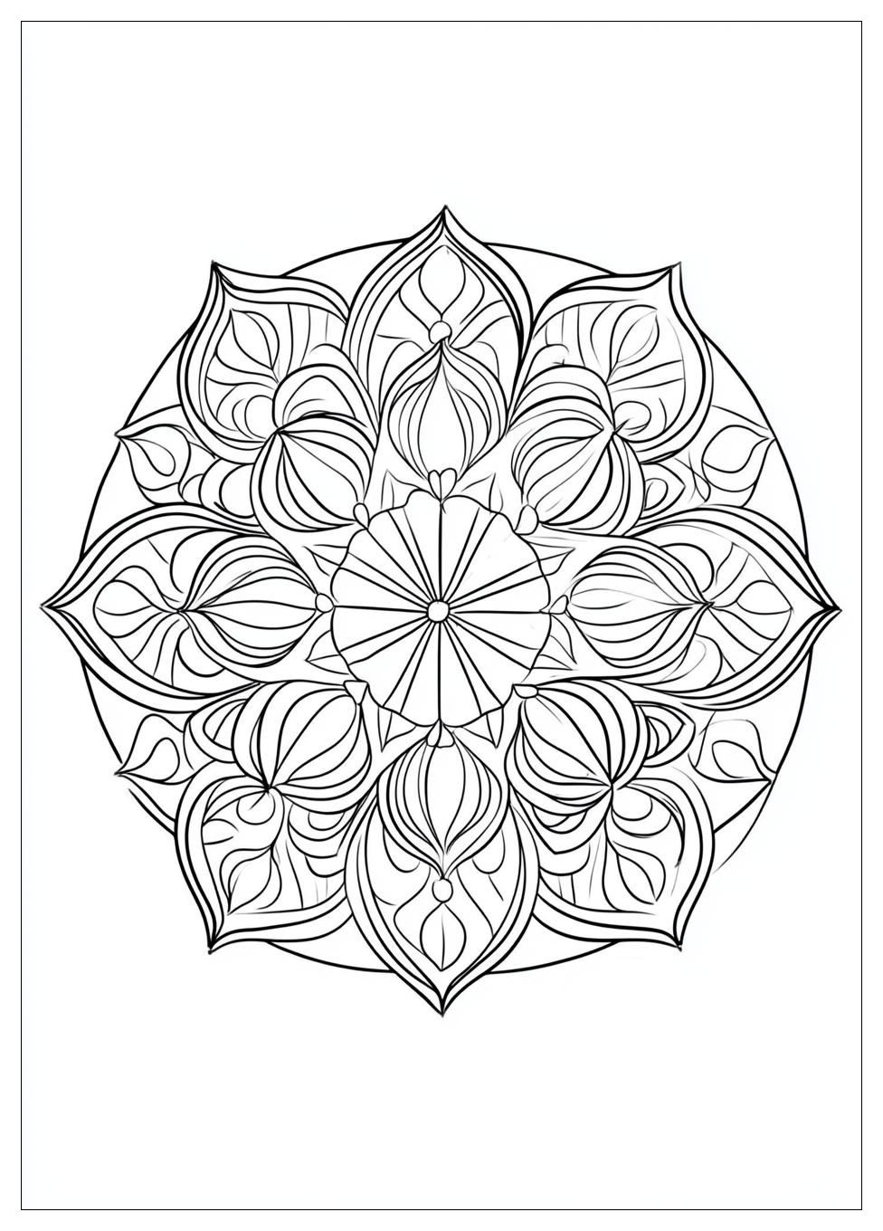 Disegni Mandala Da Colorare 9