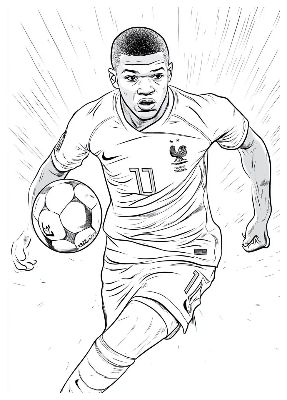 Disegni Mbappe Da Colorare 12