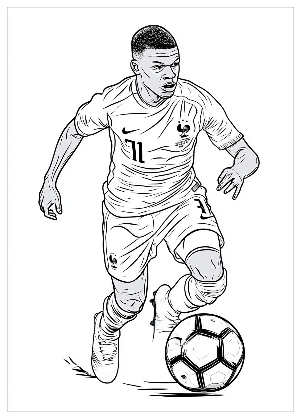 Disegni Mbappe Da Colorare 16