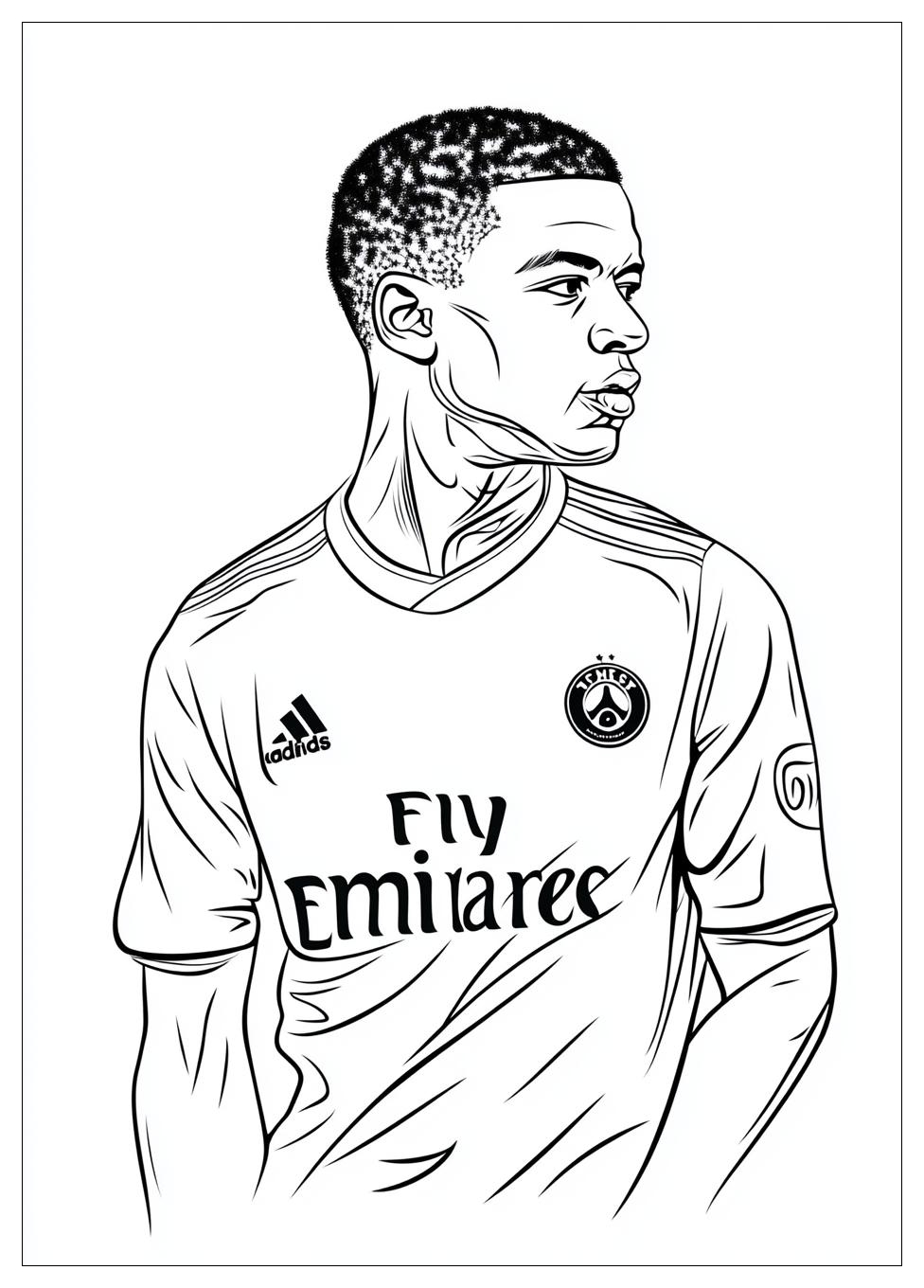 Disegni Mbappe Da Colorare 17