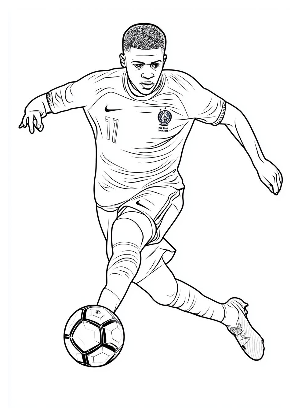 Disegni Mbappe Da Colorare 20