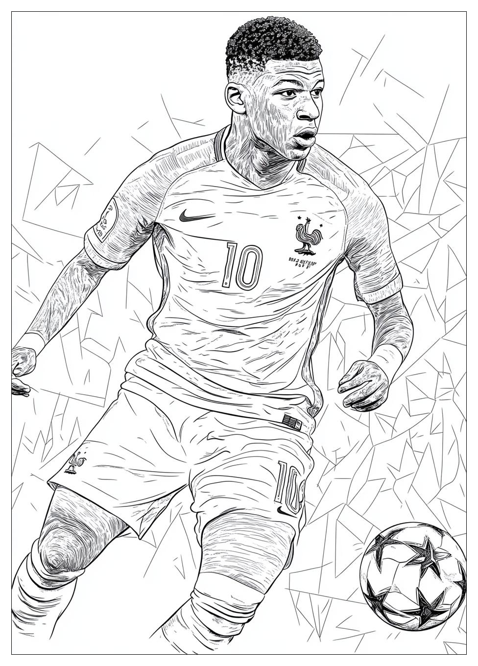 Disegni Mbappe Da Colorare 21