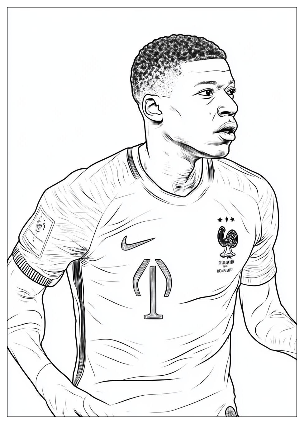 Disegni Mbappe Da Colorare 23