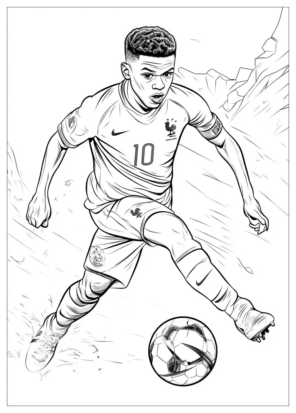 Disegni Mbappe Da Colorare 3