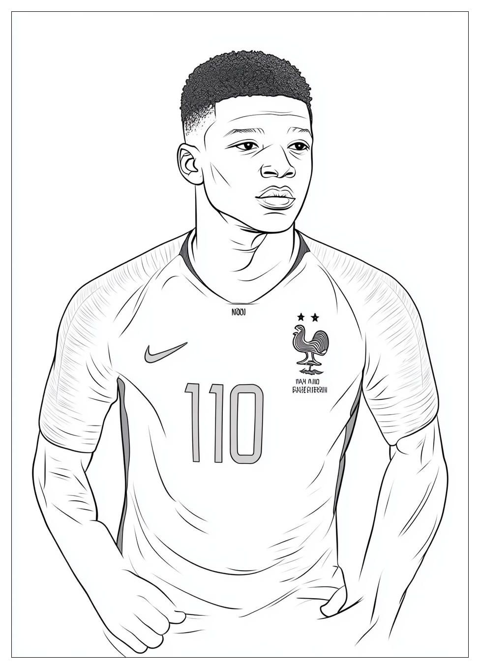 Disegni Mbappe Da Colorare 6