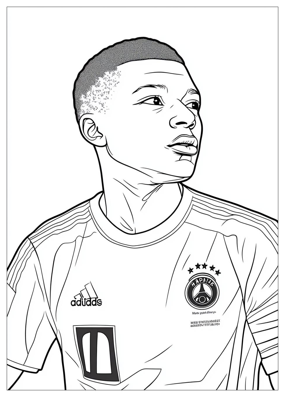 Disegni Mbappe Da Colorare 9