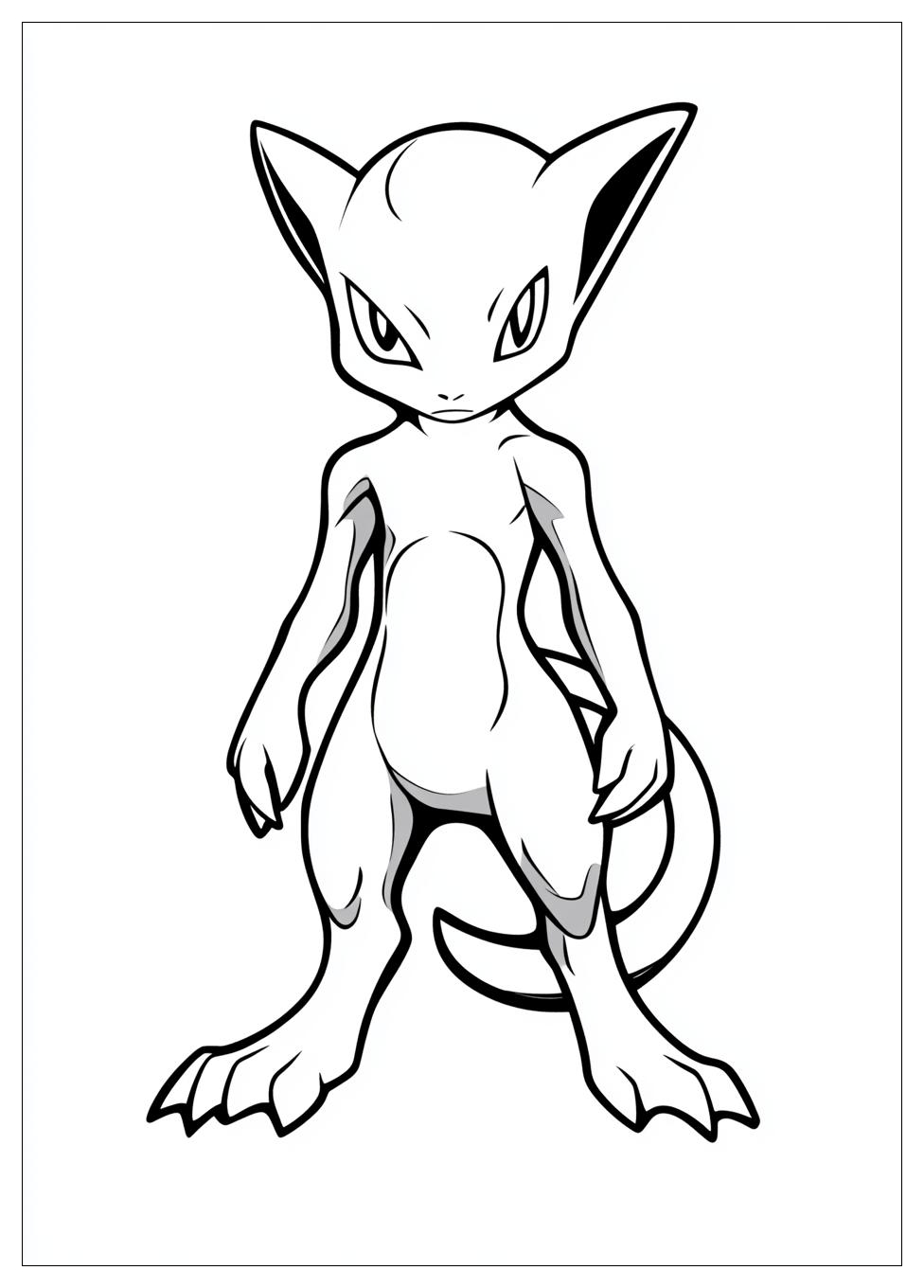 Disegni Mewtwo Da Colorare 15