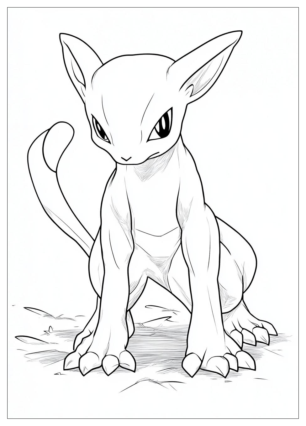 Disegni Mewtwo Da Colorare 2