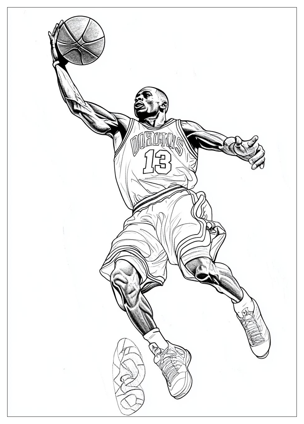 Disegni Michael Jordan Da Colorare 15