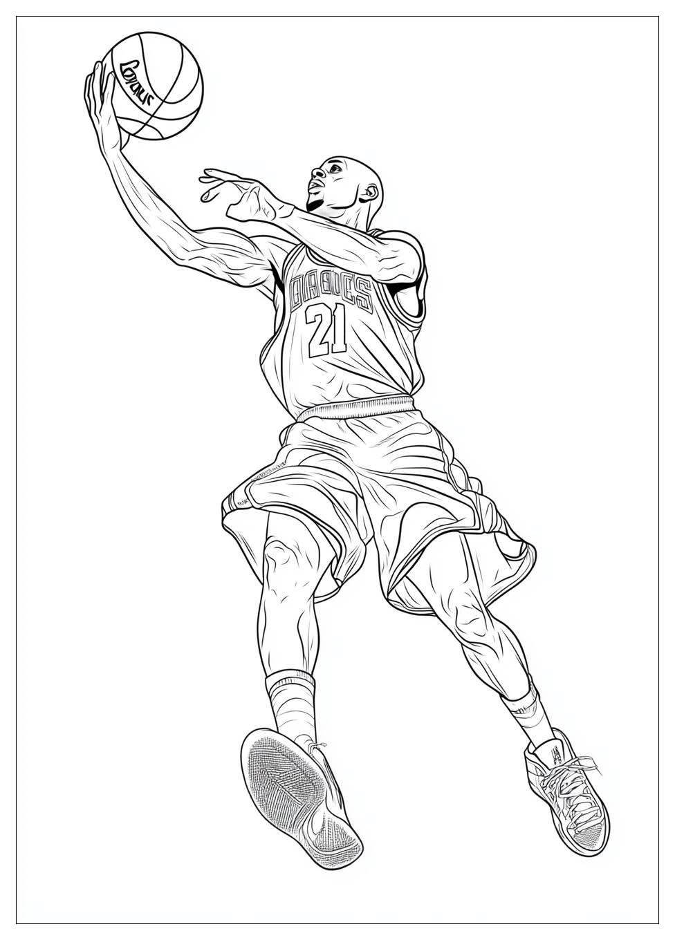 Disegni Michael Jordan Da Colorare 16