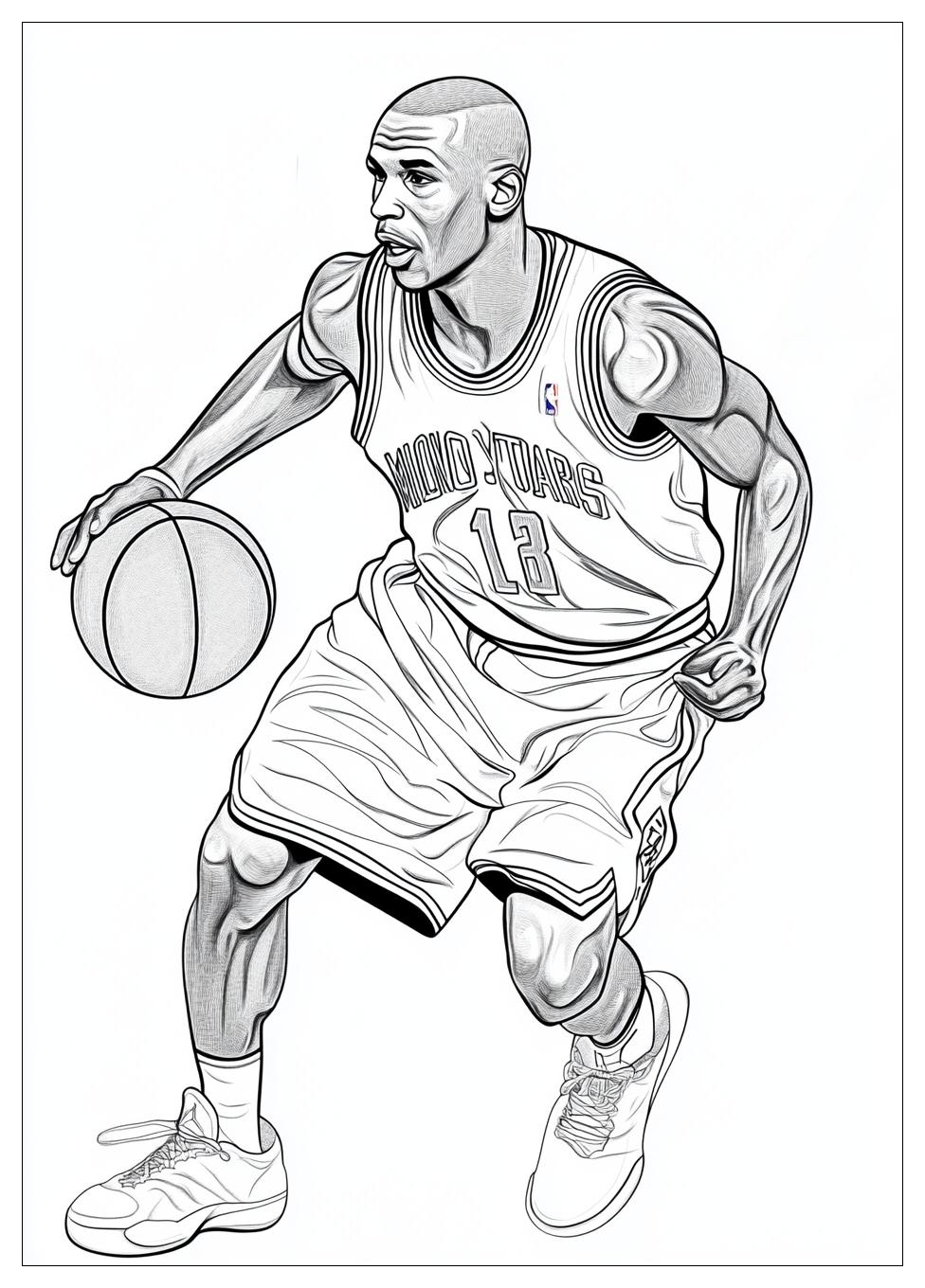 Disegni Michael Jordan Da Colorare 23