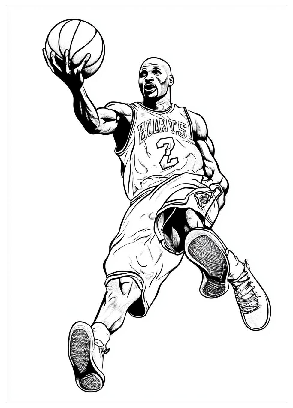 Disegni Michael Jordan Da Colorare 3