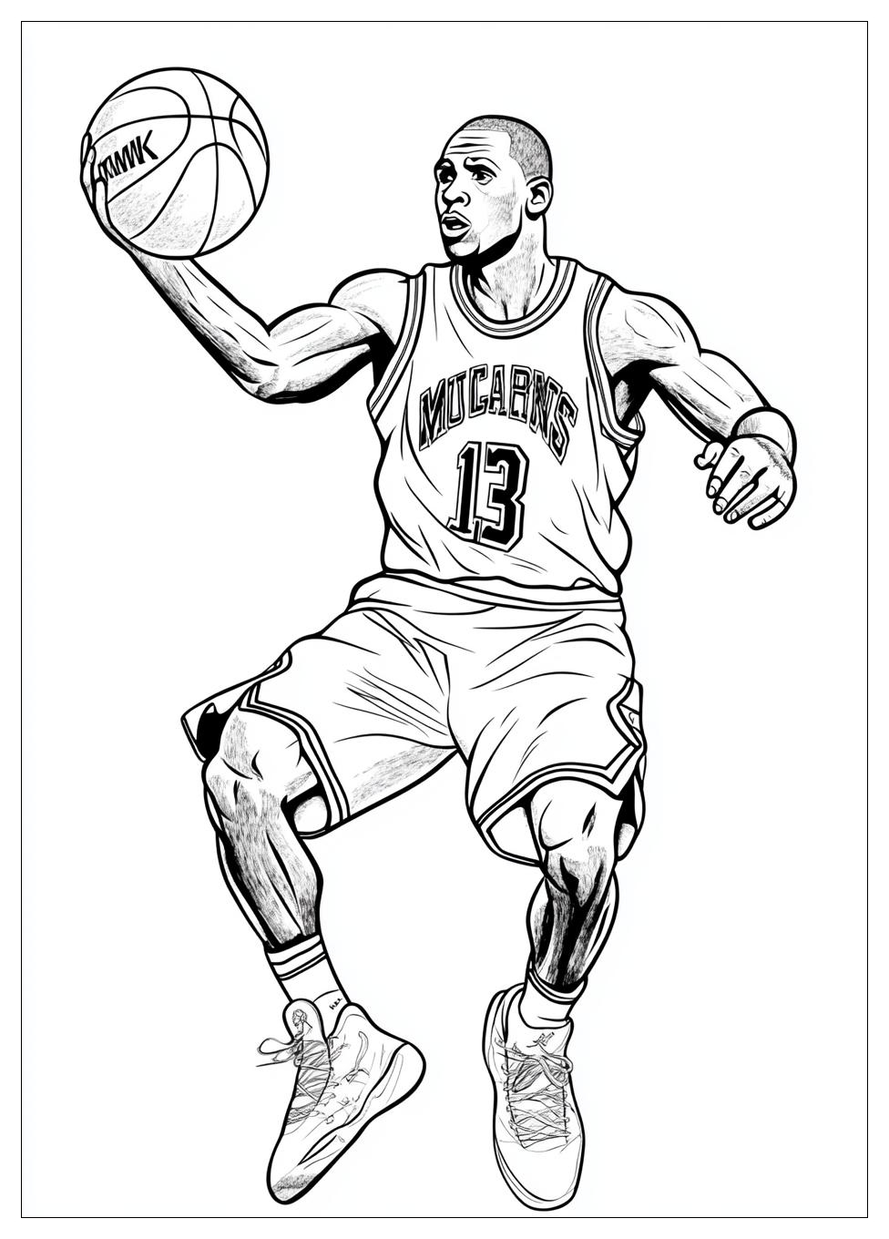 Disegni Michael Jordan Da Colorare 5