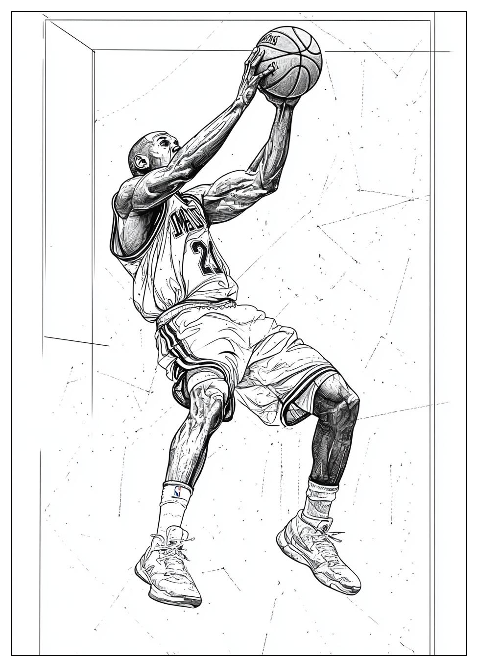 Disegni Michael Jordan Da Colorare 7