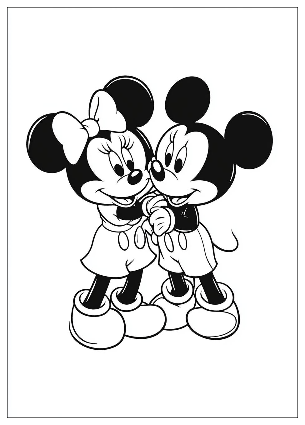 Disegni Minnie E Topolino Da Colorare 10