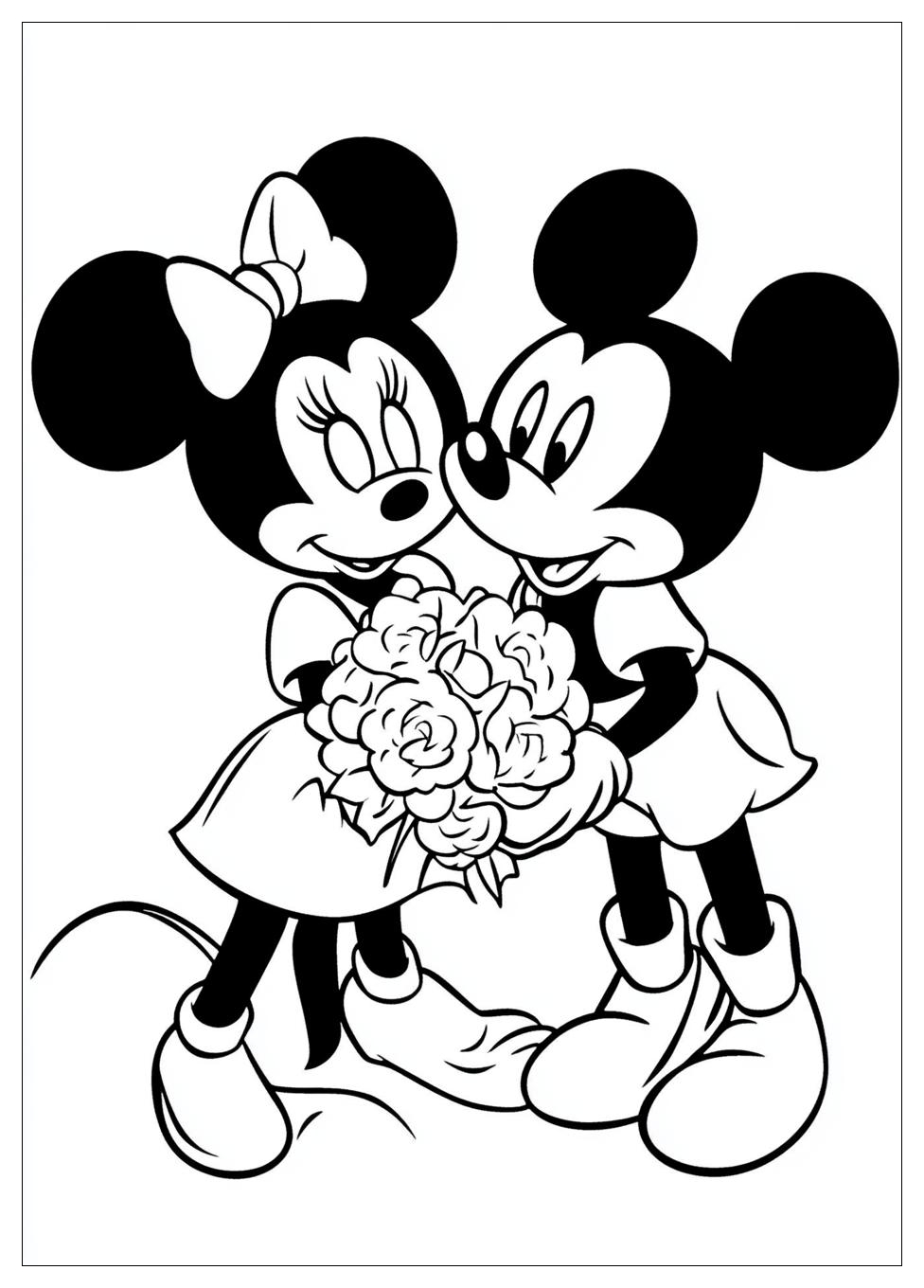 Disegni Minnie E Topolino Da Colorare 11