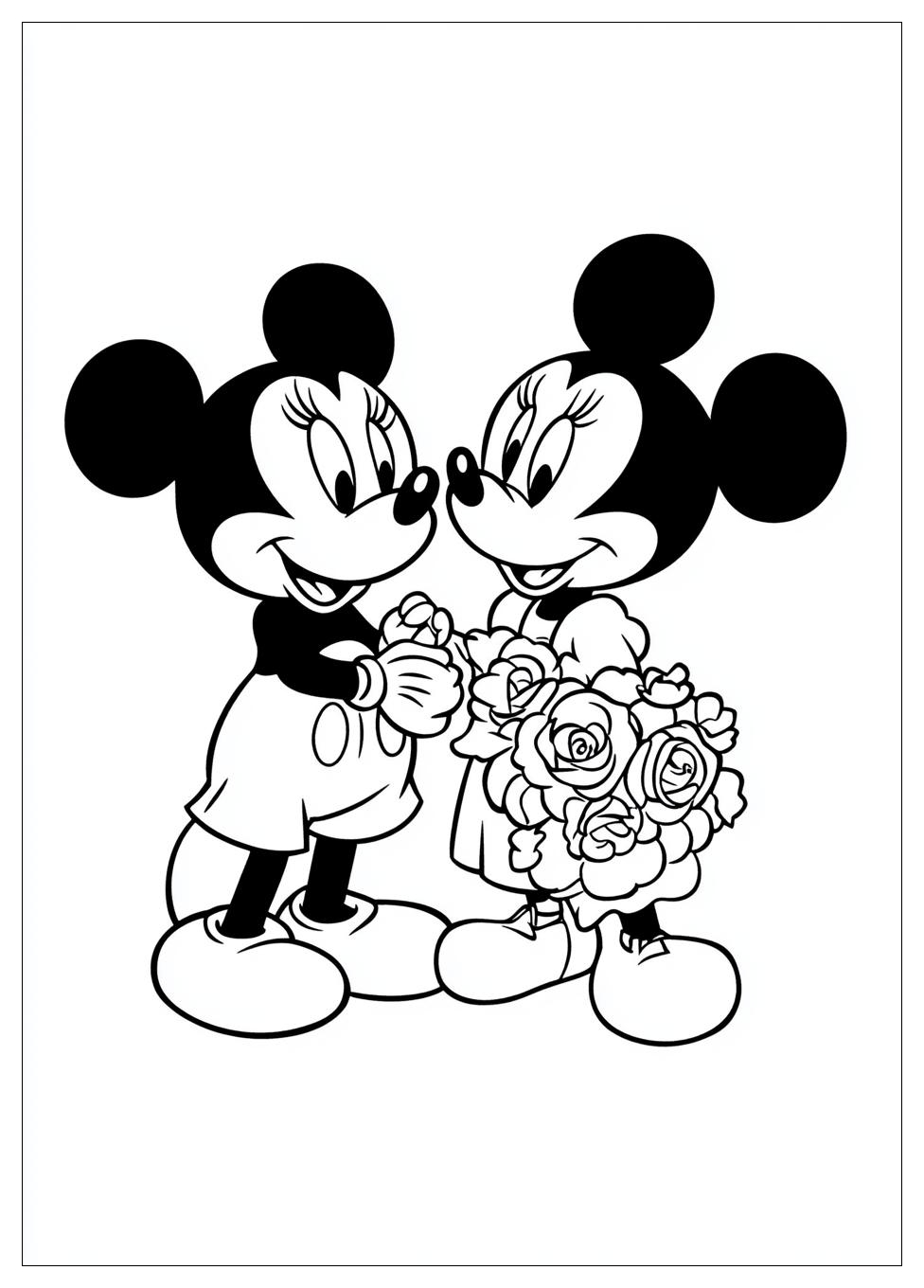 Disegni Minnie E Topolino Da Colorare 14