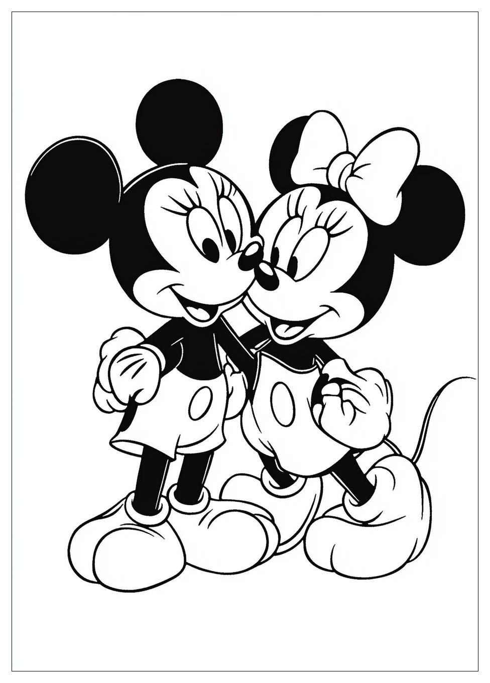 Disegni Minnie E Topolino Da Colorare 19