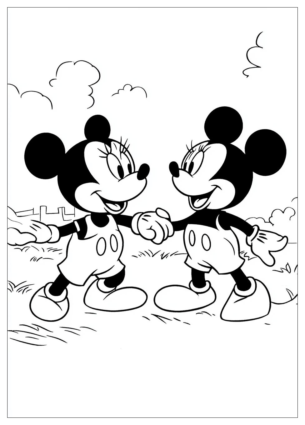 Disegni Minnie E Topolino Da Colorare 20