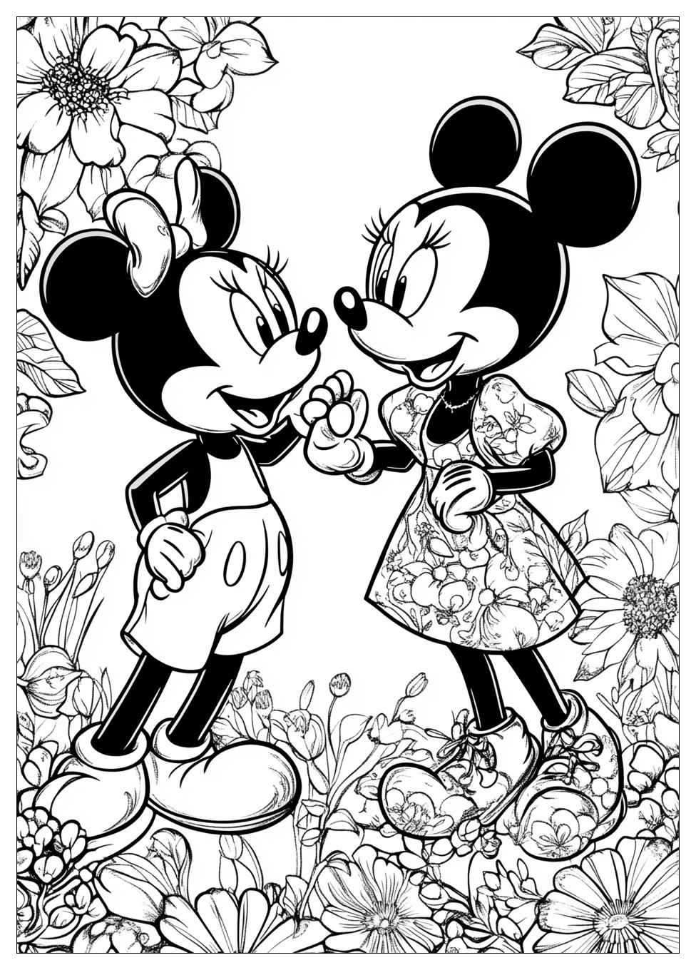 Disegni Minnie E Topolino Da Colorare 24