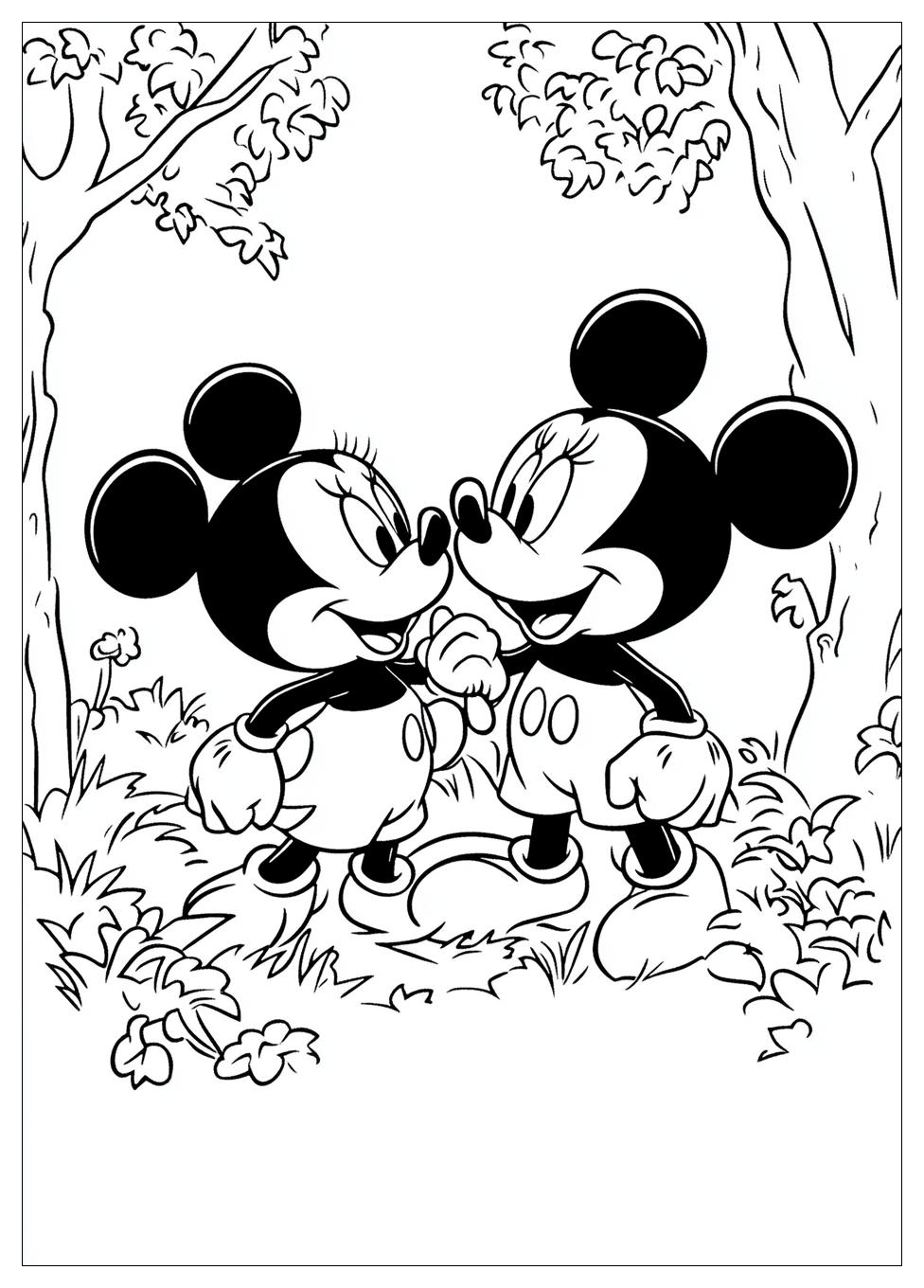 Disegni Minnie E Topolino Da Colorare 4