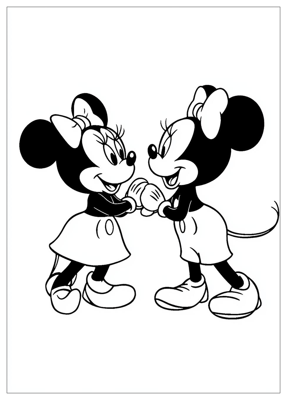 Disegni Minnie E Topolino Da Colorare 6