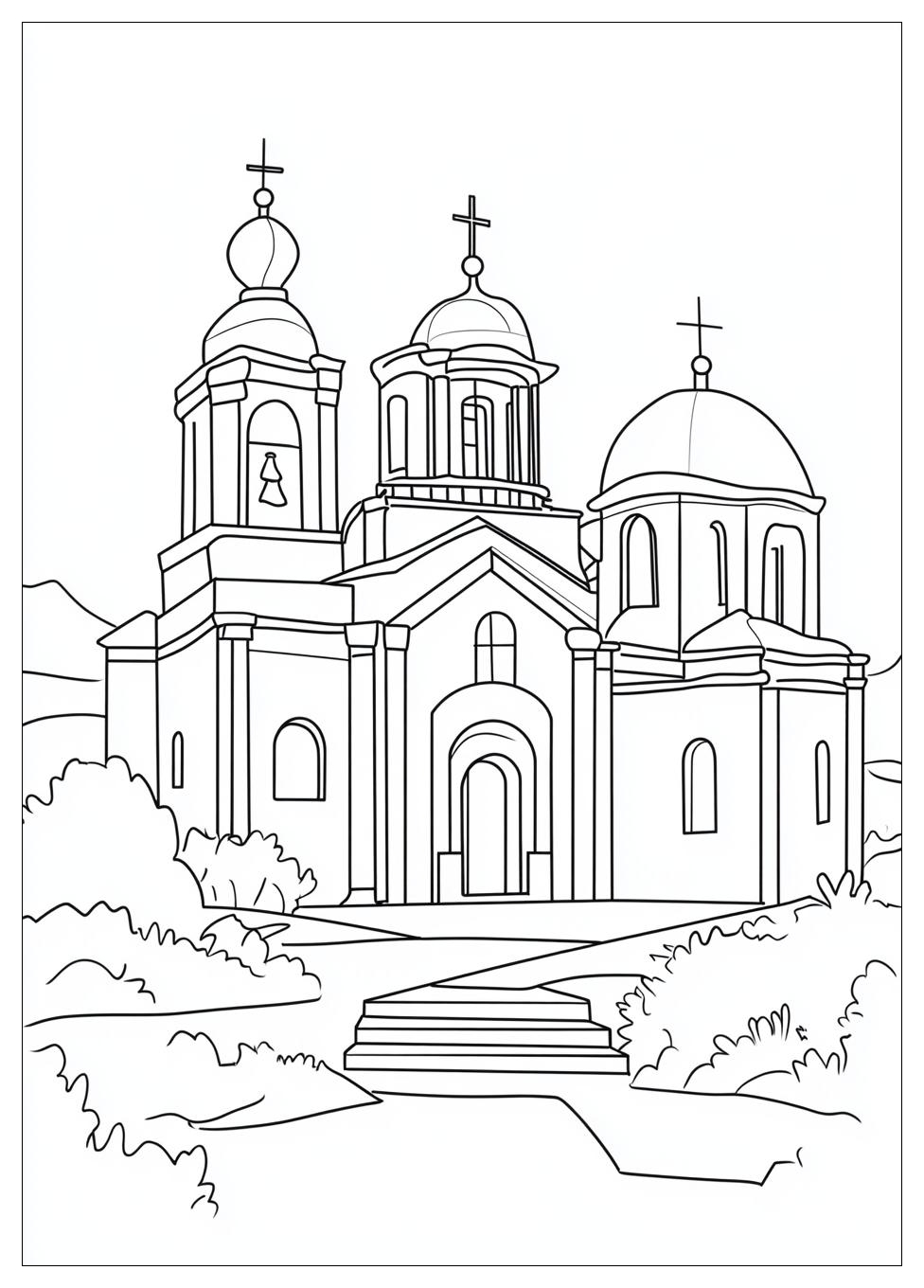 Disegni Monastero Da Colorare 10