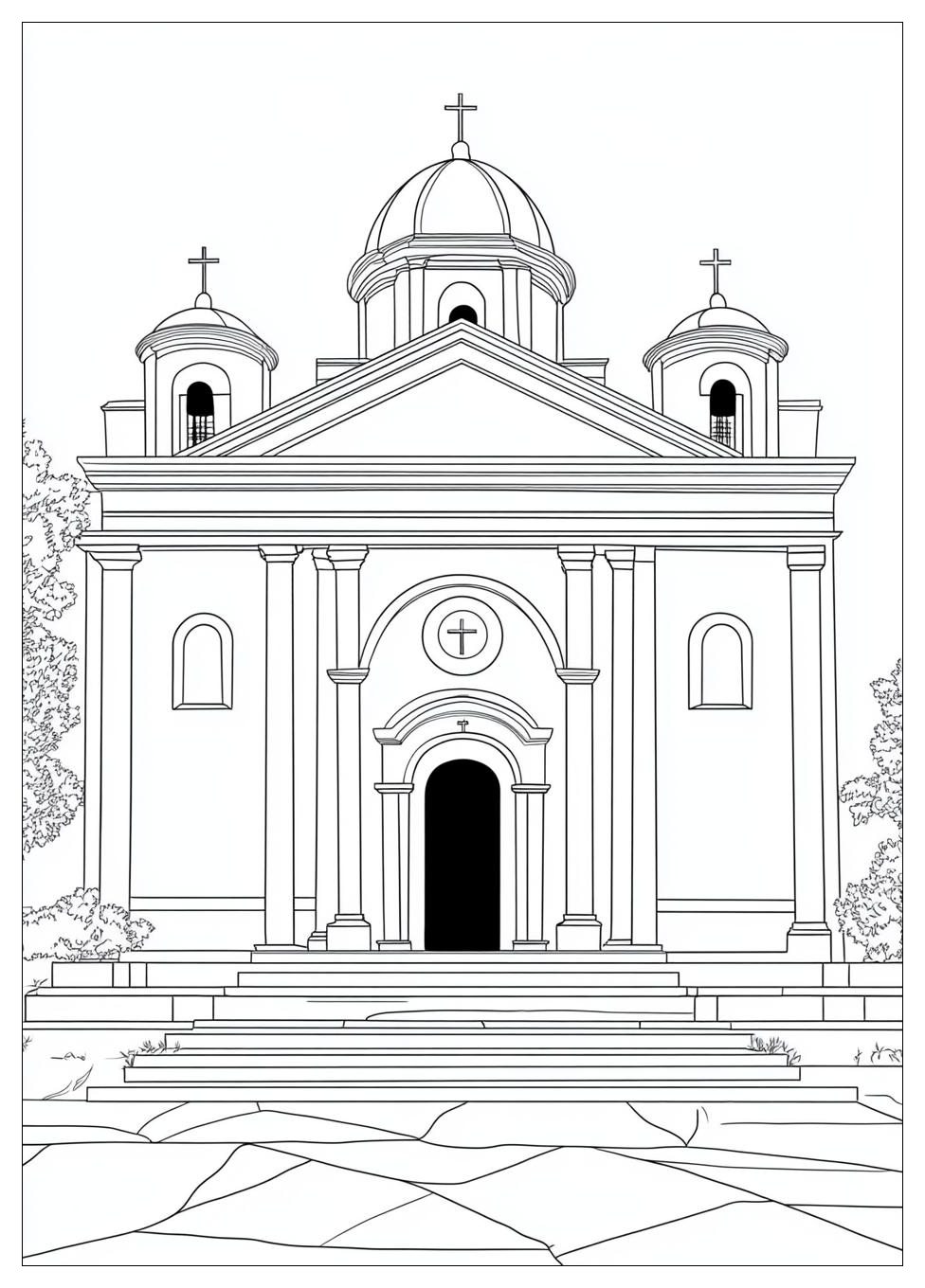 Disegni Monastero Da Colorare 13