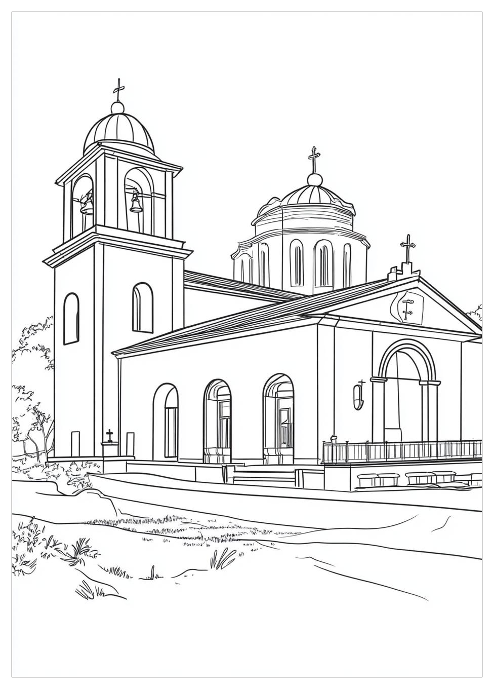 Disegni Monastero Da Colorare 14